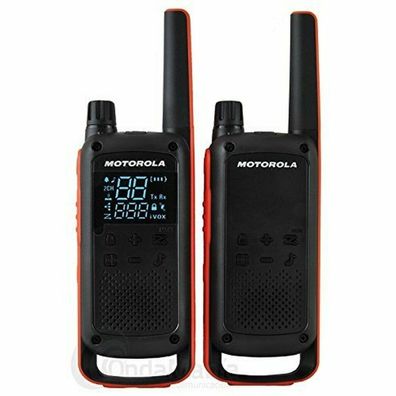 Motorola Talkabout T82 Duopack Funkgeräte schwarz/orange
