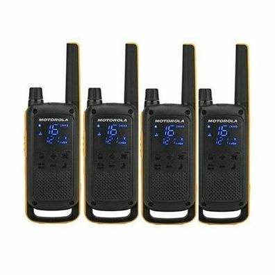 Motorola Talkabout T82 Extreme Quadpack Funkgeräte schwarz/gelb