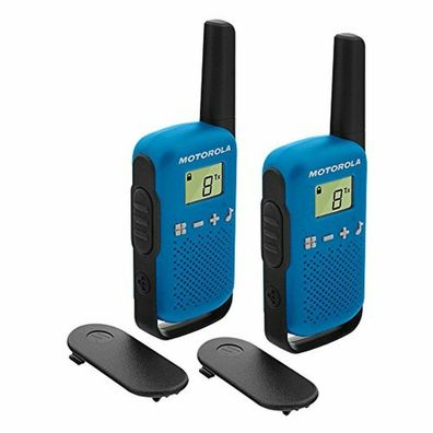 Motorola Talkabout T42 Twin Pack Funkgeräte blau/schwarz