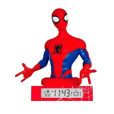 Marvel Spiderman 3D Lampe mit Wecker