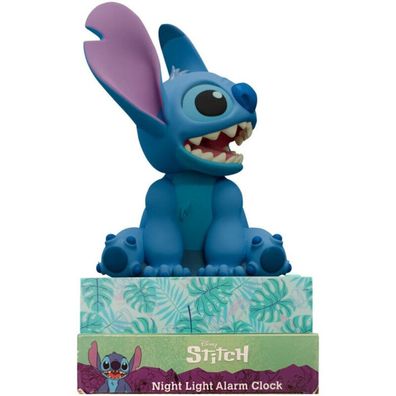 Disney Stitch 3D-Lampe mit Wecker