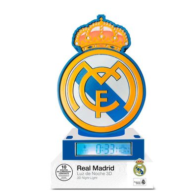 Real Madrid 3D Weckerlampe