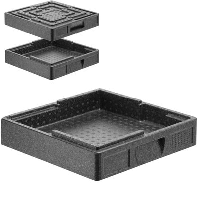 SALTO Thermobehälter für Catering-Transport, 35 x 35 x 4,5 cm, 5 l