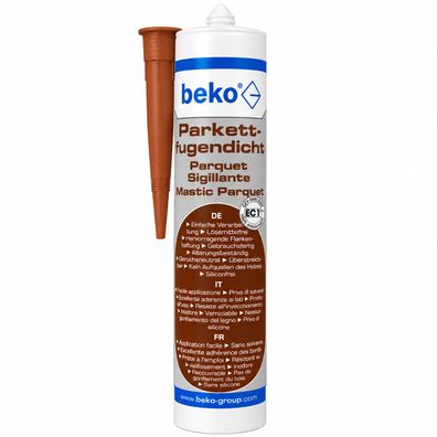 Beko Parkettfugendicht Eiche dunkel Parkett Laminat Dichtmasse Fuge 310ml