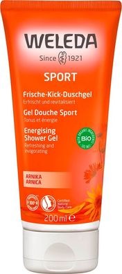 6x Weleda WELEDA Sport – Frische-Kick-Duschgel Arnika 200ml