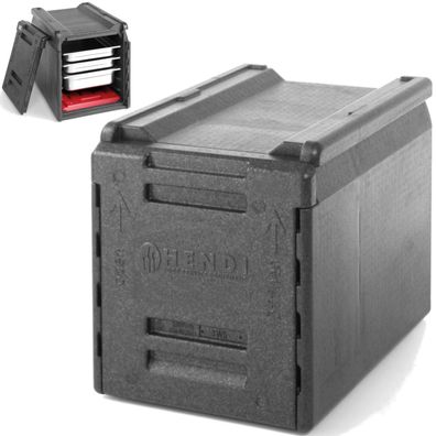 Thermo-Cateringbehälter für Speisentransport, PP, GN 1/1, 66L