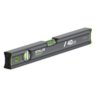 Aluminium Wasserwaage Vseries 40cm mit zwei Libellen in Anthrazit STALCO Perfect