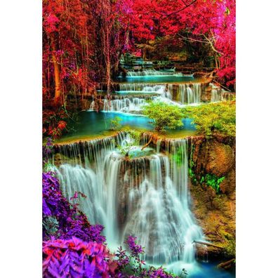 Hochwertiges farbenfrohes Thai Falls Puzzle 1000Stück