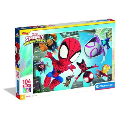 Spiderman Spidey 104-teiliges Maxi-Puzzle Clementoni