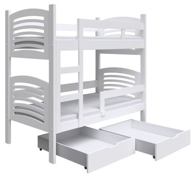 Selsey Cami - Etagenbett, weiß, 75x180 cm
