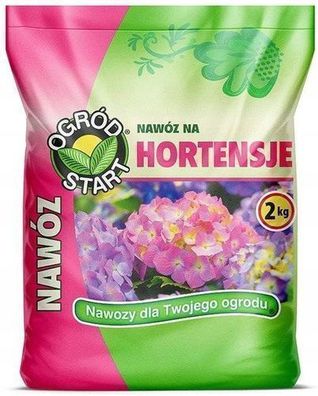 Hortensiendünger Dünger für Hortensien Hortensie Blumendünger Blau Rot Gelb 2kg