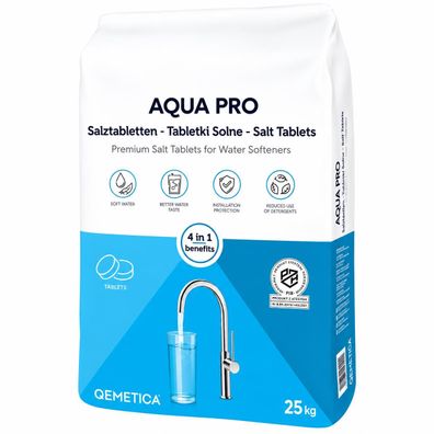 Aqua PRO Regeneriersalz Salztabletten für Wasserenthärtungsanlagen 25kg