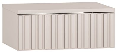 Selsey Caletto - Nachttisch, Taupe, 45 cm