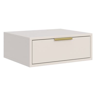 Selsey Vena - Hängender Nachttisch mit Schublade, kaschmir, 50 cm