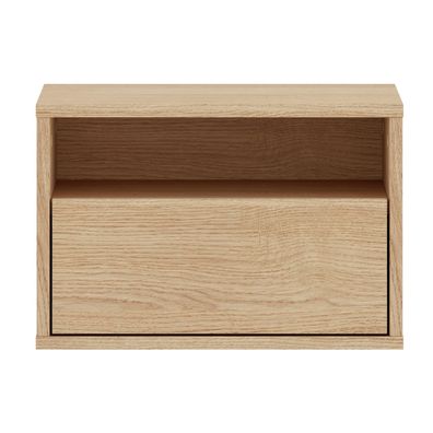 Selsey Heggers - Nachttisch mit Schublade und Nische, Eiche Mavelie, 45 cm