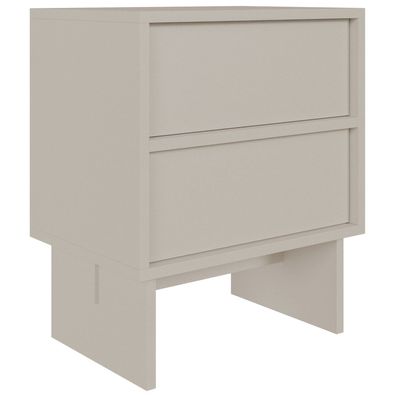 Selsey Sanva - Nachttisch 2-schubladig, Kaschmir, 50 cm