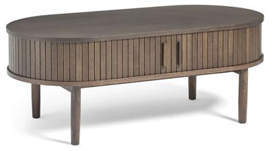 Selsey Meta - Couchtisch, dunkles Eichenholz, 120 cm