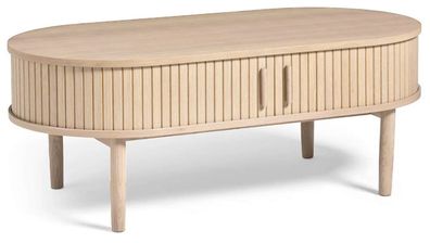 Selsey Meta - Couchtisch, Gebleichte Eiche, 120 cm