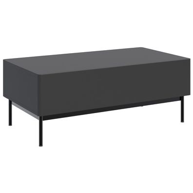 Selsey Olio - Couchtisch mit zwei Klappen, schwarz, 100x53 cm