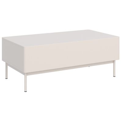 Selsey Olio - Couchtisch mit zwei Klappen, kaschmir, 100x53 cm
