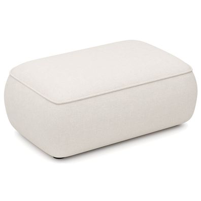 Selsey Ovo - Pouf 1-Sitzer, Creme Chenille, 100 cm
