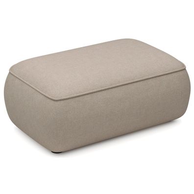 Selsey Ovo - Pouf 1-Sitzer, Taupe Chenille, 100 cm