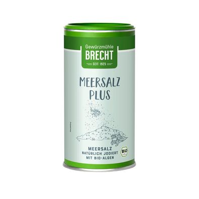 3x Gewürzmühle Brecht Meersalz + plus BIO öko LB 550g