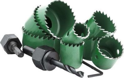 Lochsägen-Set für Holz 63-127 mm 8-teilig STALCO S-27908