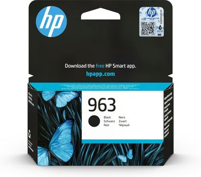 HP 963 (3JA26AE) Original Druckerpatrone OfficeJet Pro 9010, OfficeJet Pro 9020 schwa