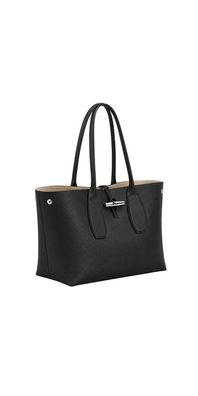 Longchamp Le Roseau L Tote Bag Damen Schwarz