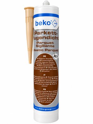 Beko Parkettfugendicht Buche dunkel Parkett Laminat Dichtmasse Fuge 310ml