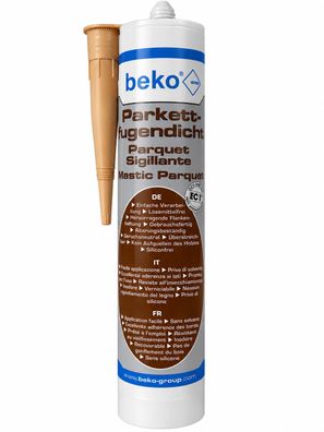 Beko Parkettfugendicht Buche hell Parkett Laminat Dichtmasse Fuge 310ml