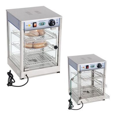Beheizte Vitrine 850 W, Breite 35,5 cm