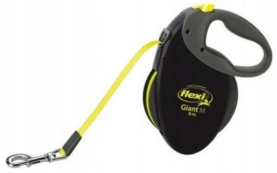 FLEXI GIANT NEON automatische Hundeleine, M-Band, 8 m