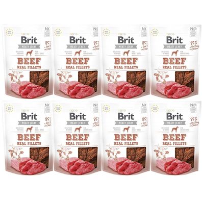 BRIT JERKY Rindfleischfilets 8x200g