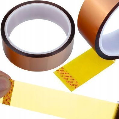 Rosfix Kaptonband 40 mm x 33 m – 0,05 mm Stärke | bis 240°C silikonkleber