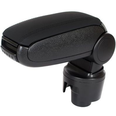 Seat Ibiza IV 08-17 Armlehnen-Set Schwarzes Öko-Leder + Montagesatz