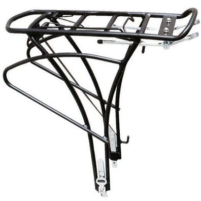 Gepäckträger Touring, schwarz, Aluminium, verstellbar 24-28" , Point, 05059500
