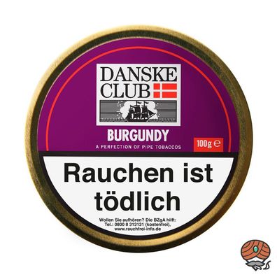 Danske Club Burgundy Pfeifentabak 100g Dose