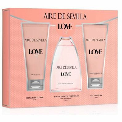 Instituto Español Aire De Sevilla Love Edt Spray 150ml Set 3-teilig