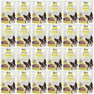 BRIT Care Mini Lamb - Nassfutter für Hunde - 24 x 85 g
