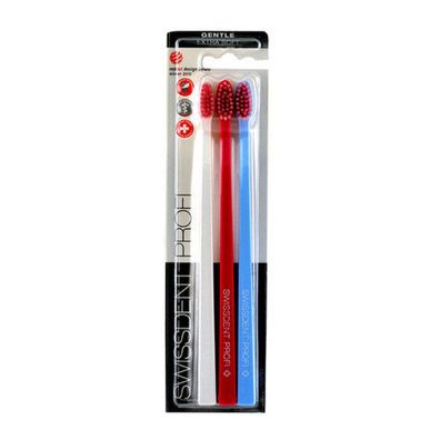 Swissdent Profi Gentle Trio Weiss, Rosa, Hellblau