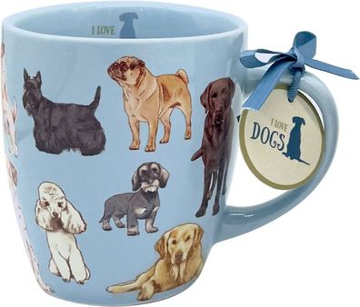 Die Spiegelburg, 18771 Porzellan-Tasse Hunde