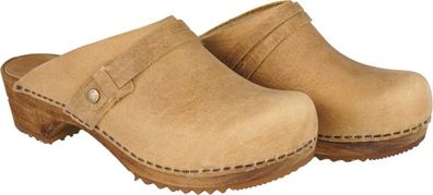 Sanita Clogs Damen Clog offen Wood-Ursana Open Nature