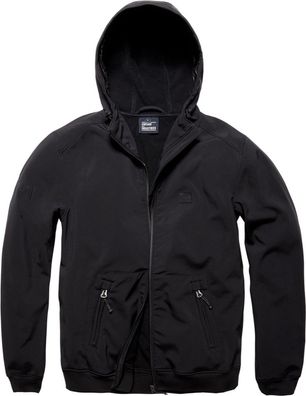 Vintage Industries Funktionsjacke Ashore Softshell Jacket Black