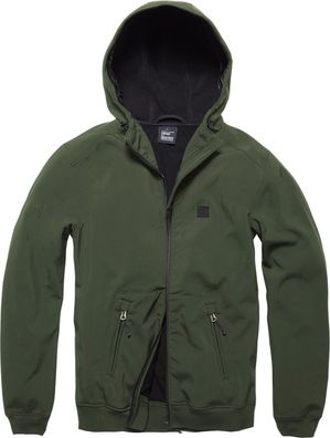 Vintage Industries Funktionsjacke Ashore Softshell Jacket Dark Olive