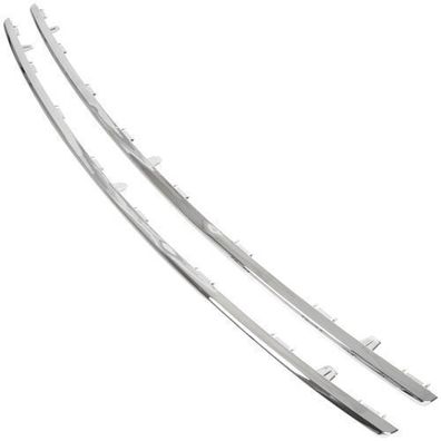 Peugeot 508 I 10-15 Kühlergrillblende oben + unten, Chrom, 2-teilig Set