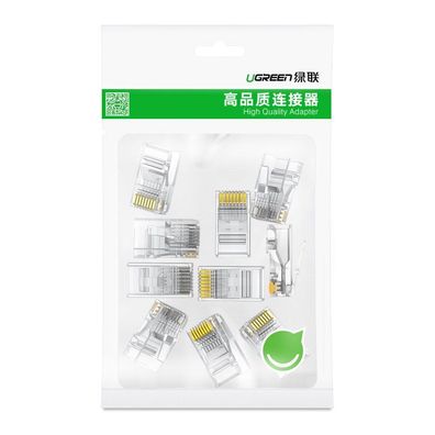 Ugreen Stecker Stecker Kupplung Ende RJ45 8P8C Cat 6 Verbindung Adapter