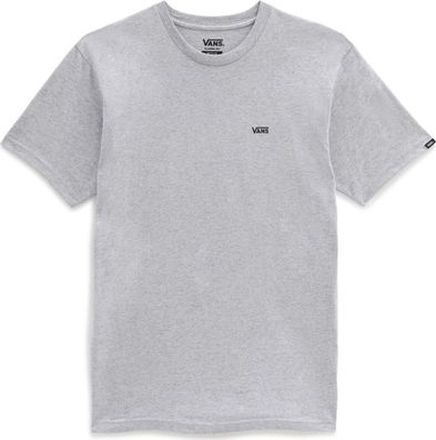 Vans Herren T-Shirt Left Chest Logo Tee Athletic Heather-Black