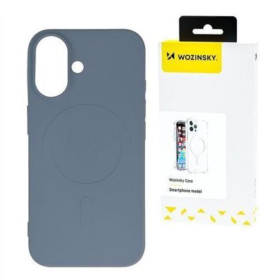 Magnetische Silikonhülle für Samsung Galaxy S25, Magsafe-Hülle - Grau